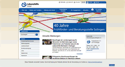 Desktop Screenshot of lebenshilfe-solingen.de